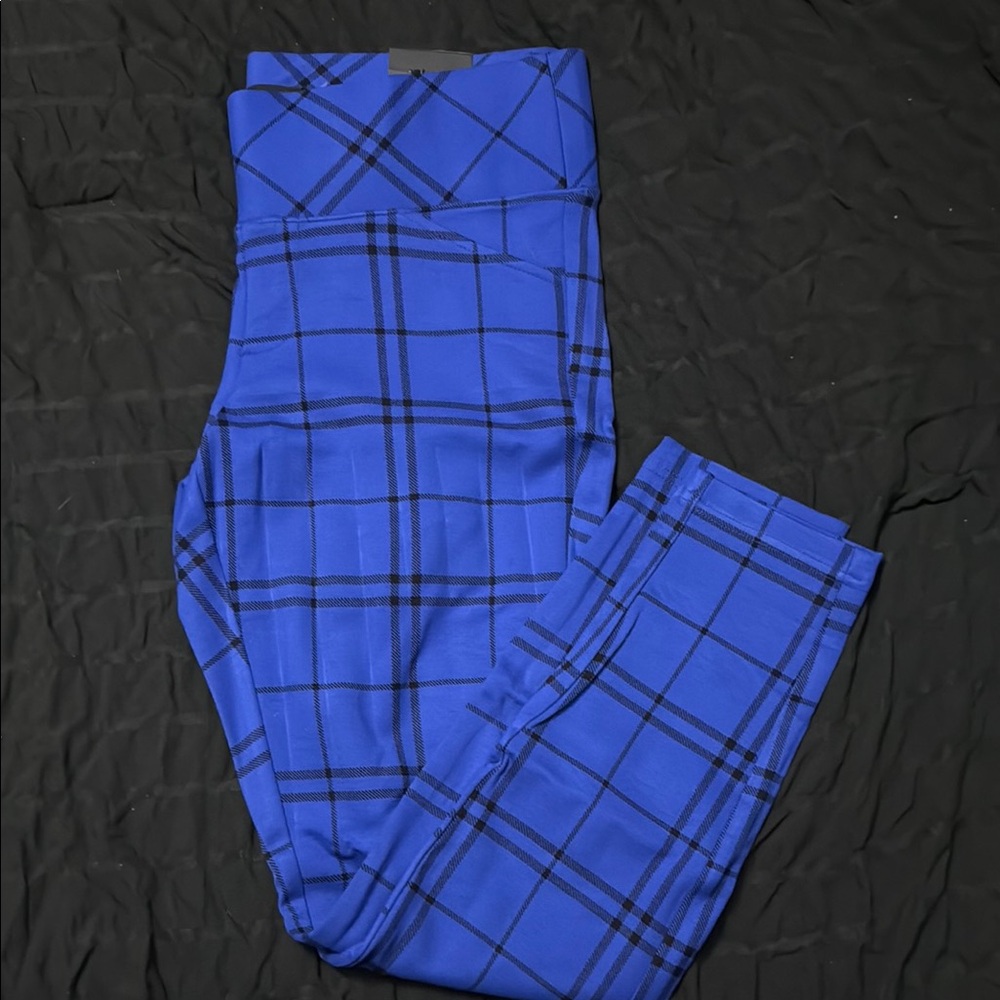 Torrid Blue Plaid Women's Pixie Pants